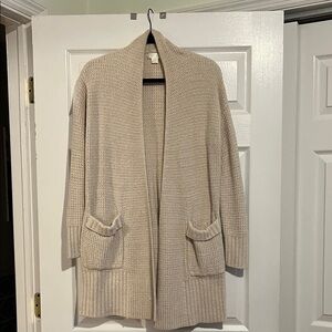 Barefoot Dreams Cream Knit Cardigan